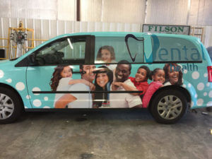 Dental Health Full Vehicle Wrap on van