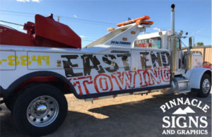 East End Towing Vehicle Graphic