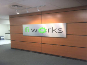 Fi Works Panel Face Dimensional Vinyl Letters Interior Sign