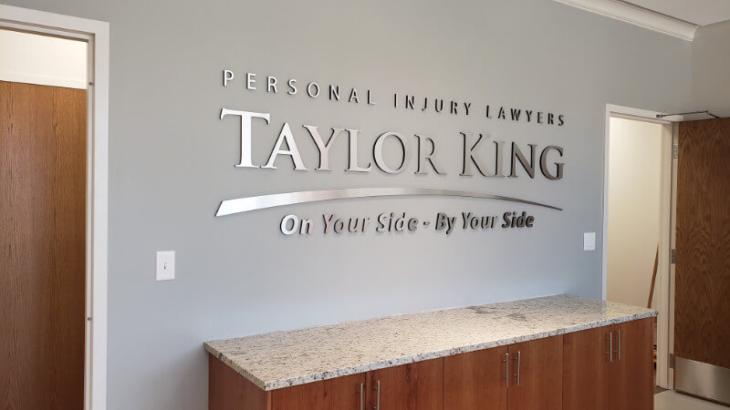Taylor King Interior Sign