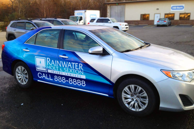 Rainwater Holt and Sexton Partial Vehicle Wrap