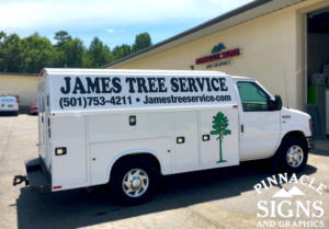 James Tree Service Vehicle Graphic