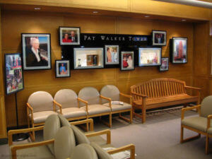 Pat Walker Tower Display Interior Sign