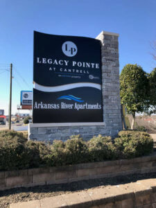 Custom Monument Sign for Legacy Pointe
