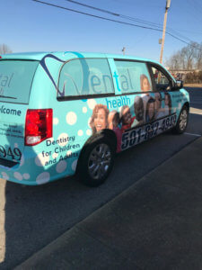Dental Health Custom Van Wrap
