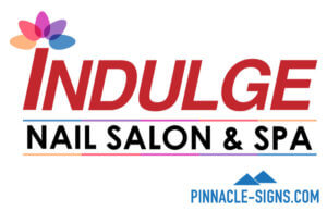 Indulge Nail Salon and Spa Custom Logo Design