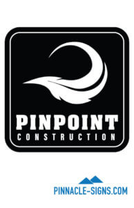 Pinpoint Construction Custom Logo Design
