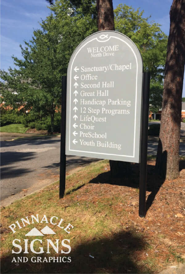 Second Presbyterian Directional Sign