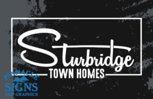 Sturbridge Town Homes Custom Logo Design